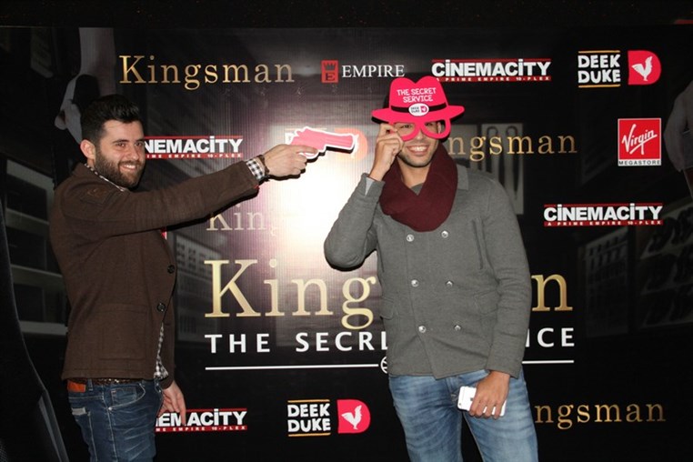 Deek Duke Avant Premiere of Kingsman